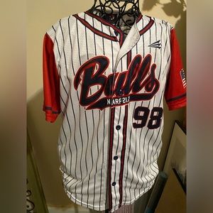Raging Bulls Custom Hexaflex Baseball Jersey #98 By Triton (E)